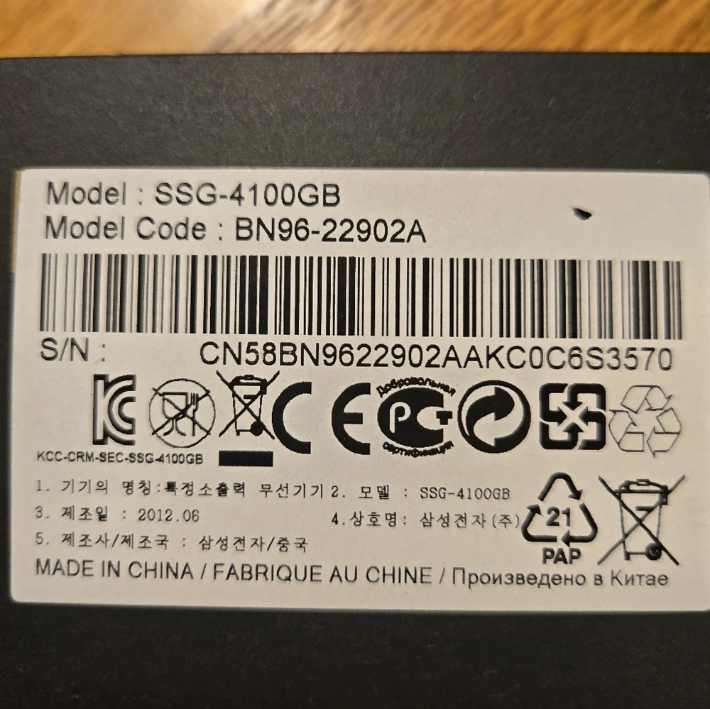3D Glasses SAMSUNG - 2 Pairs NEW